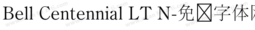 Bell Centennial LT N字体转换